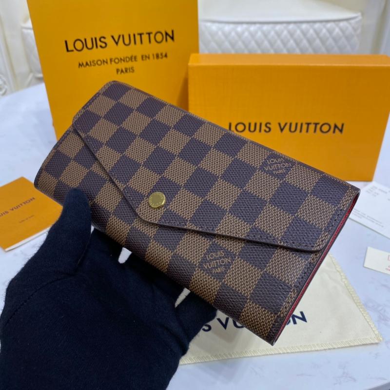 Louis Vuitton Wallets N60114 Beige Red